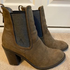 Olive green boots